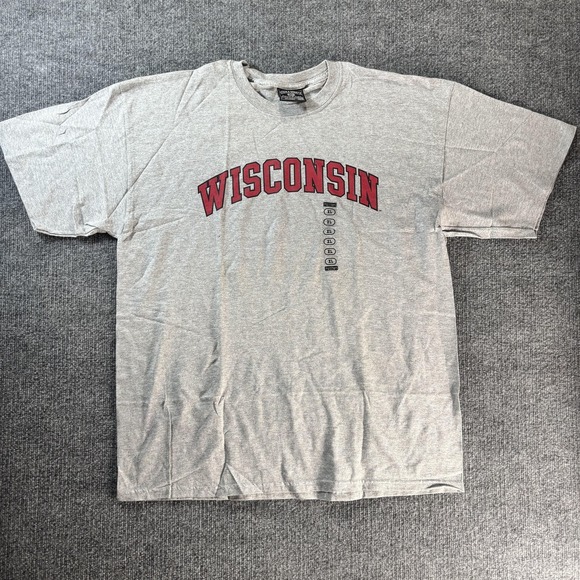 Steve & Barry's Other - Wisconsin Badgers Shirt Mens xl Gray NCAA College Steve & Barry's Graphic Tee